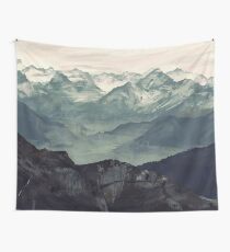 Mountain Fog Wall Tapestry