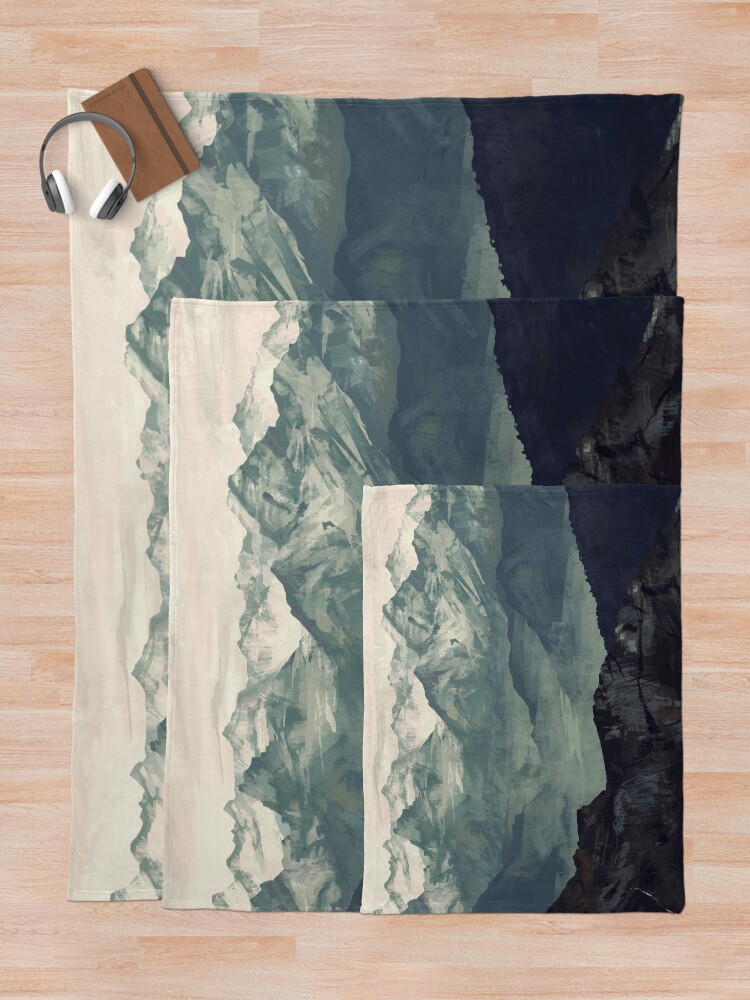 Alternate view of Mountain Fog Throw Blanket