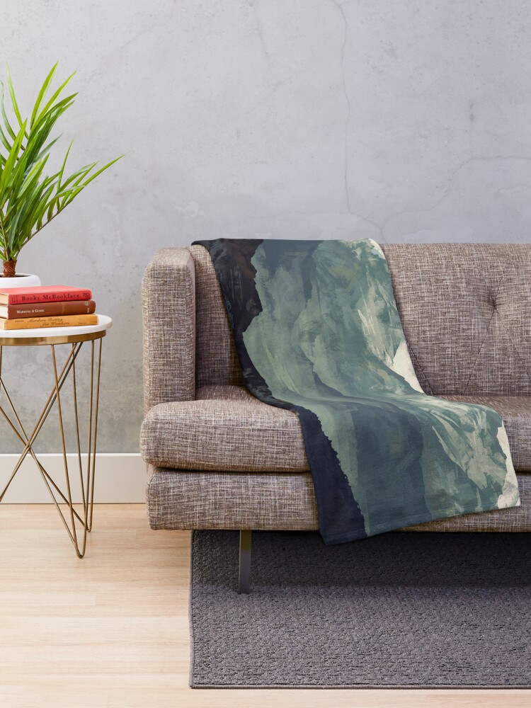 Alternate view of Mountain Fog Throw Blanket