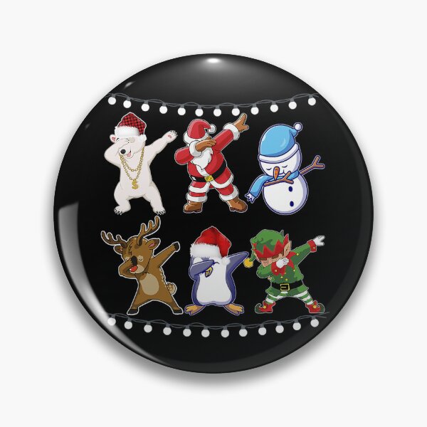 Item preview, Dabbing Santa Elf Friends Christmas Boys Girls Men Xmas Dab Christmas Dabbing Santa Elf And Friends designed and sold by WoodburyLake.