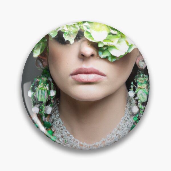 Item preview, Fine Art Headpiece Crystal Masquerade Mask Art, Fashion Photography, Altered Model Portrait. Digital Art Print, Printable Wall Art designed and sold by RadRococo.