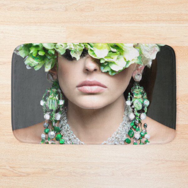 Item preview, Fine Art Headpiece Crystal Masquerade Mask Art, Fashion Photography, Altered Model Portrait. Digital Art Print, Printable Wall Art designed and sold by RadRococo.