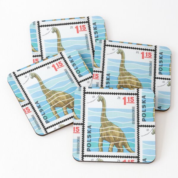 Artikelvorschau, Polska Stempel Polen Dinosaurier Brachiosaurus entworfen und verkauft von 2AGoodHome.