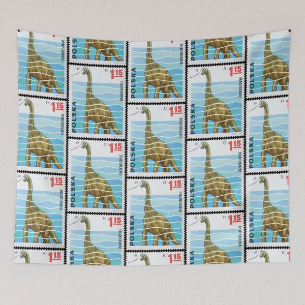 Artikelvorschau, Polska Stempel Polen Dinosaurier Brachiosaurus entworfen und verkauft von 2AGoodHome.