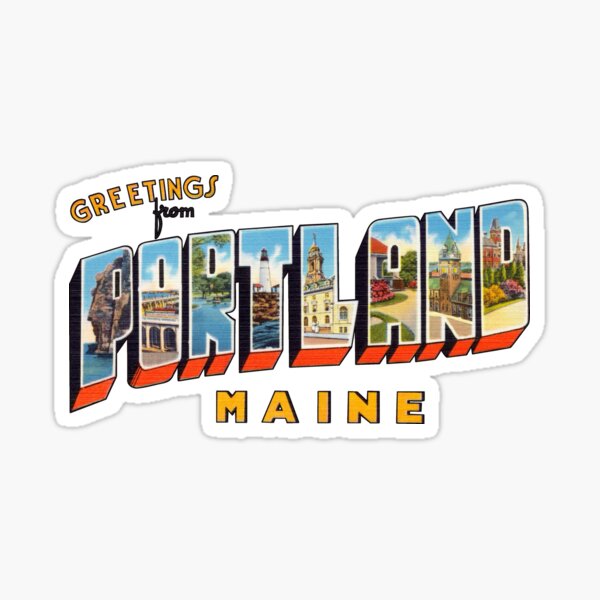 Item preview, Greetings from Portland, Maine designed and sold by reapolo.