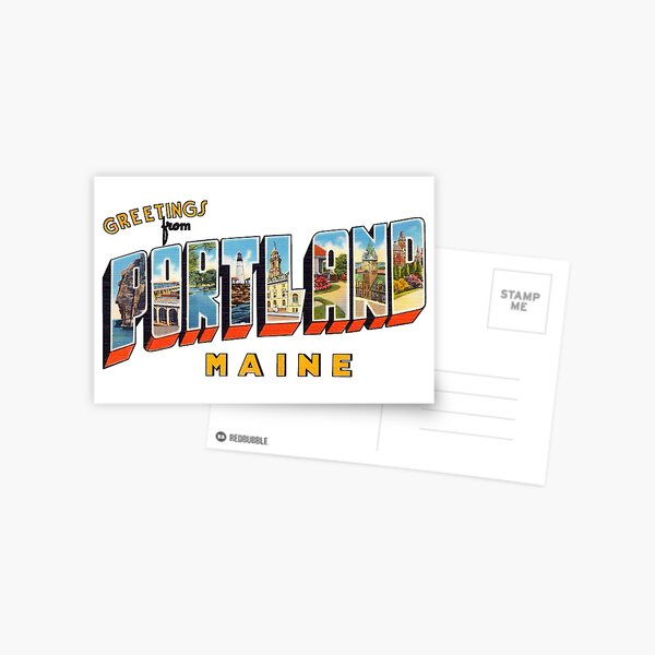 Item preview, Greetings from Portland, Maine designed and sold by reapolo.