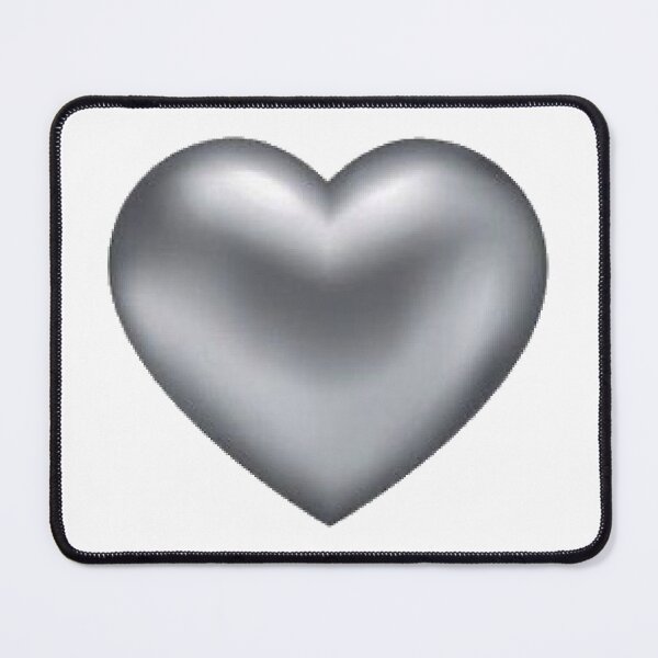 Item preview, silver heart aesthetic designed and sold by rockangelrevival.