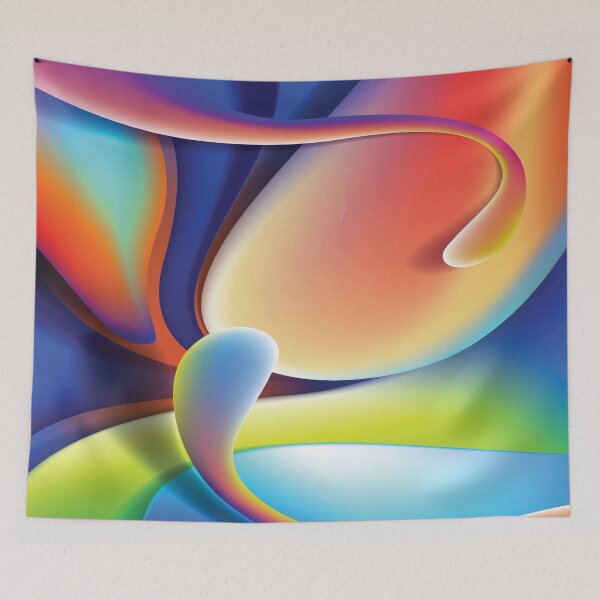 Artikelvorschau, Abstrakte Funky Pizzazz-Regenbogen-Orchideen-Farbexplosion entworfen und verkauft von FuddalanDesigns.