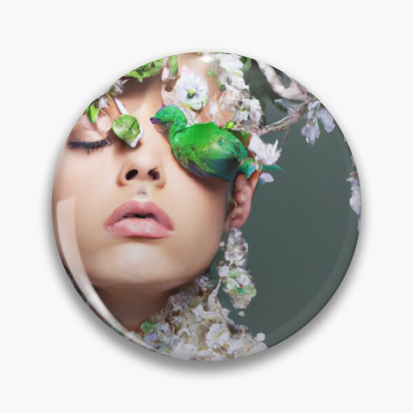 Item preview, Fine Art Headpiece Crystal Chandlier Art Portrait, Masquerade Mask Art, Fashion Photography, Altered Model Portrait. Digital Art Print, Printable Wall Art designed and sold by RadRococo.
