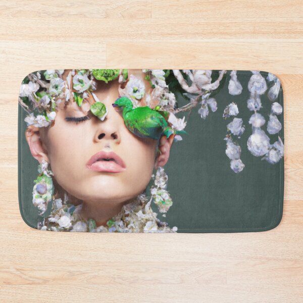 Item preview, Fine Art Headpiece Crystal Chandlier Art Portrait, Masquerade Mask Art, Fashion Photography, Altered Model Portrait. Digital Art Print, Printable Wall Art designed and sold by RadRococo.