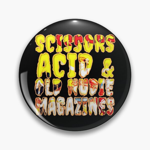 Item preview, Scissors Acid & Old Nudie Magazines | Funky GOTH | LSD Circus Vintage Creep Typography Design By Tyler Tilley (tiger picasso) designed and sold by Tyler Tilley.