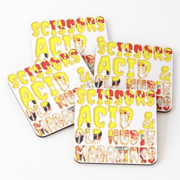 Item preview, Scissors Acid & Old Nudie Magazines | Funky GOTH | LSD Circus Vintage Creep Typography Design By Tyler Tilley (tiger picasso) designed and sold by Tyler Tilley.