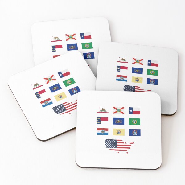 Item preview, USA State Flags Combo Pack X10 designed and sold by BarbiePearl.
