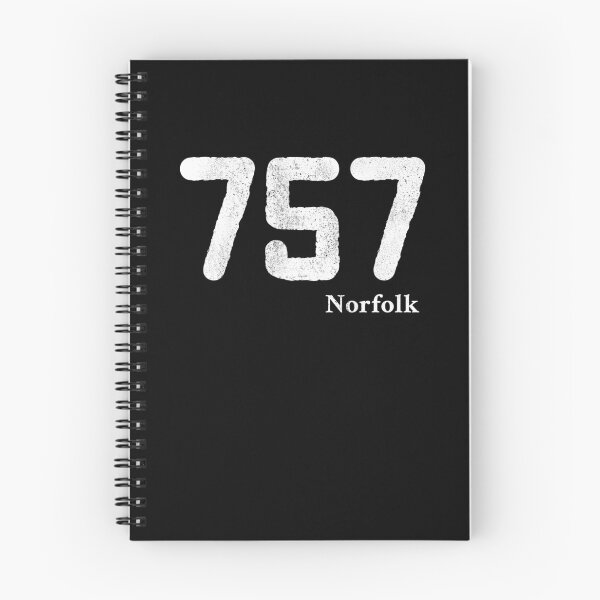 Item preview, Area Code 757 Norfolk Virginia designed and sold by Gold Wings Tees.