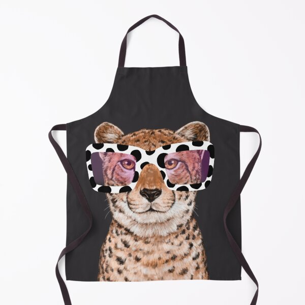 Item preview, Cool Hipster Cheetah in Grey designed and sold by bignosework.