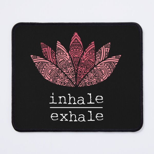 Artikelvorschau, Einatmen Ausatmen – Yoga entworfen und verkauft von Enhance Imagination.