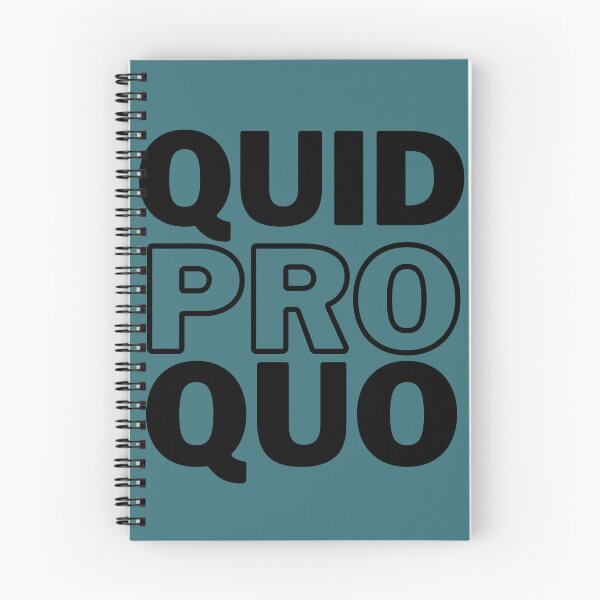 Item preview, QUID PRO QUO Latin Phrase designed and sold by babyrage.