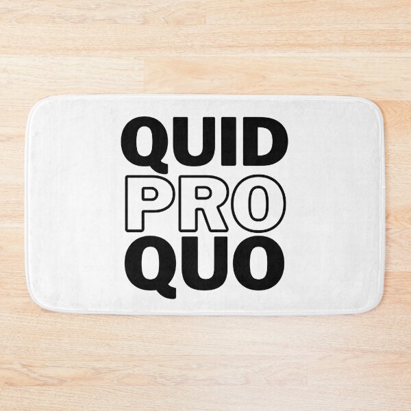 Item preview, QUID PRO QUO Latin Phrase designed and sold by babyrage.