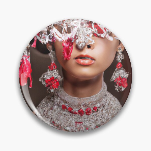 Item preview, Fine Art Headpiece Crystal Masquerade Mask Art, Fashion Photography, Chandlier Art Portrait, Altered Model Portrait. Digital Art Print, Printable Wall Art designed and sold by RadRococo.