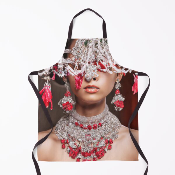 Item preview, Fine Art Headpiece Crystal Masquerade Mask Art, Fashion Photography, Chandlier Art Portrait, Altered Model Portrait. Digital Art Print, Printable Wall Art designed and sold by RadRococo.
