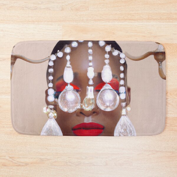 Item preview, Fine Art Chandlier Art Portrait, Headpiece Crystal Masquerade Mask Art, Fashion Photography, Altered Model Portrait. Digital Art Print, Printable Wall Art designed and sold by RadRococo.