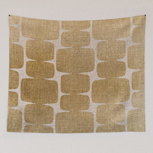 Item preview, Minimal Modern Japanese Pattern-Gold by Bossy Cat Home designed and sold by BossyCatHome.
