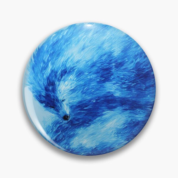 Item preview, Blue Foxes with  Blue Flame Bodies Digital Art designed and sold by DesignerKin.