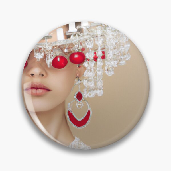 Item preview, Fine Art Headpiece Crystal Masquerade Mask Art, Fashion Photography, Chandlier Art Portrait, Altered Model Portrait. Digital Art Print, Printable Wall Art designed and sold by RadRococo.