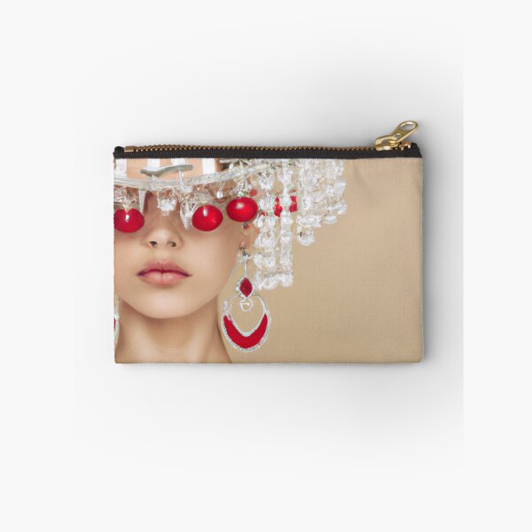 Item preview, Fine Art Headpiece Crystal Masquerade Mask Art, Fashion Photography, Chandlier Art Portrait, Altered Model Portrait. Digital Art Print, Printable Wall Art designed and sold by RadRococo.