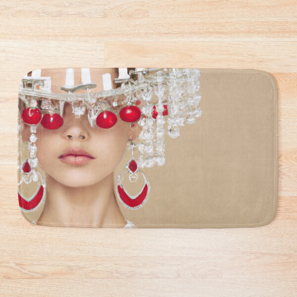Item preview, Fine Art Headpiece Crystal Masquerade Mask Art, Fashion Photography, Chandlier Art Portrait, Altered Model Portrait. Digital Art Print, Printable Wall Art designed and sold by RadRococo.