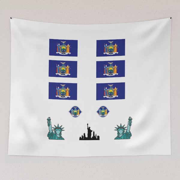 Item preview, New York State Flag and Souvenir Combo Pack X11 designed and sold by BarbiePearl.