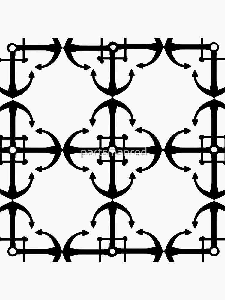 "Anchors away" Sticker for Sale by partsmanrod Redbubble