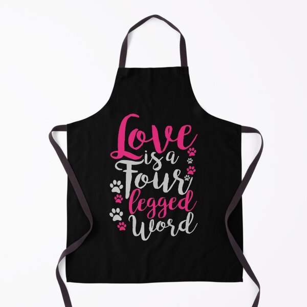 Item preview, Love is a four legged word. For Cat lovers, Dog Lovers, Animal Lovers. designed and sold by Gold Wings Tees.