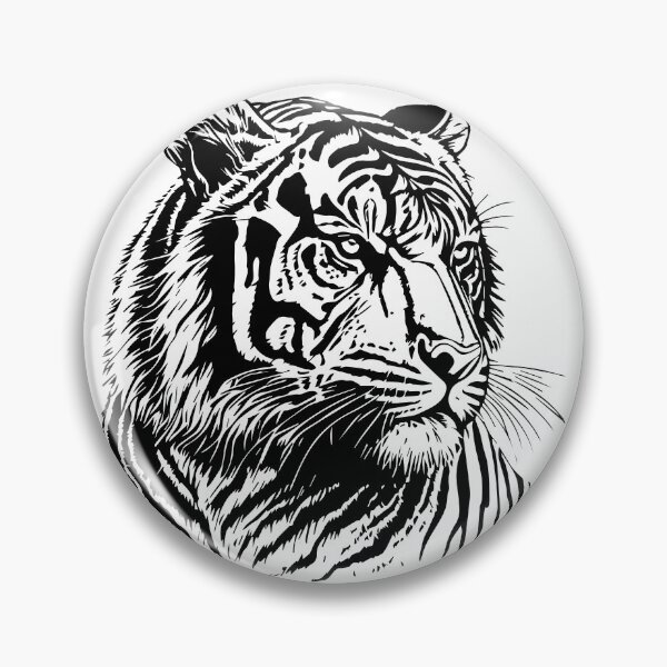 Item preview, tiger illustration designed and sold by DD215.