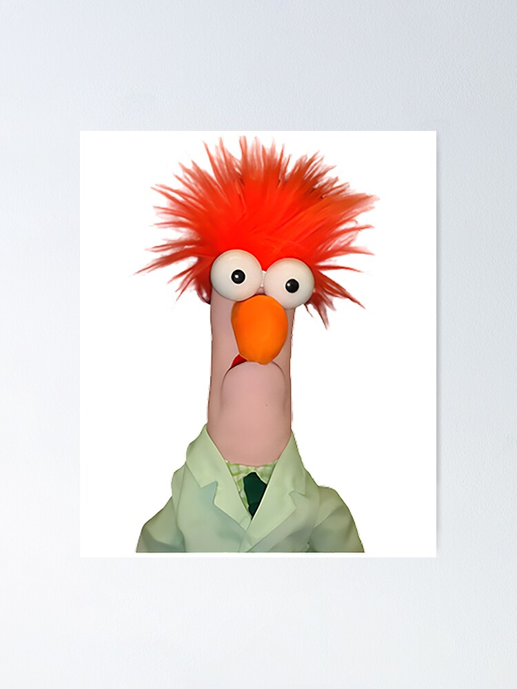 "Meep Muppet Beaker" Poster for Sale by Gallkhayes Redbubble