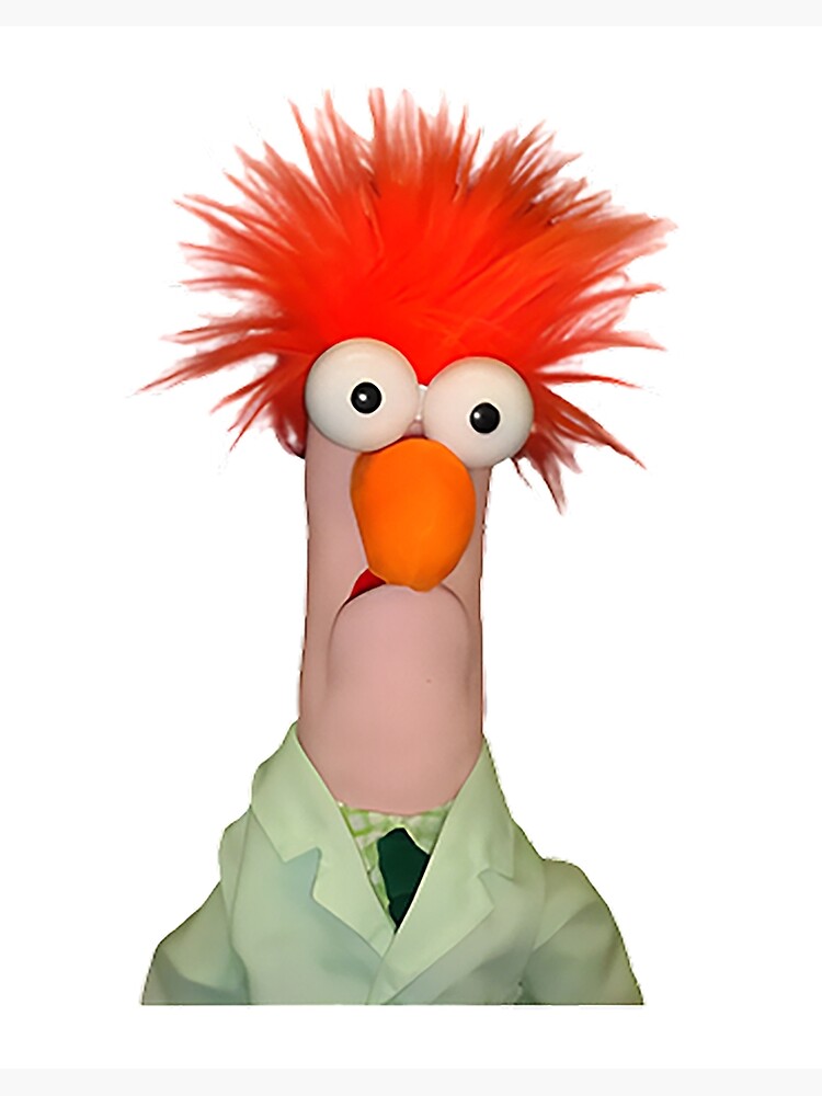 Meep Muppet Beaker | Art Board Print