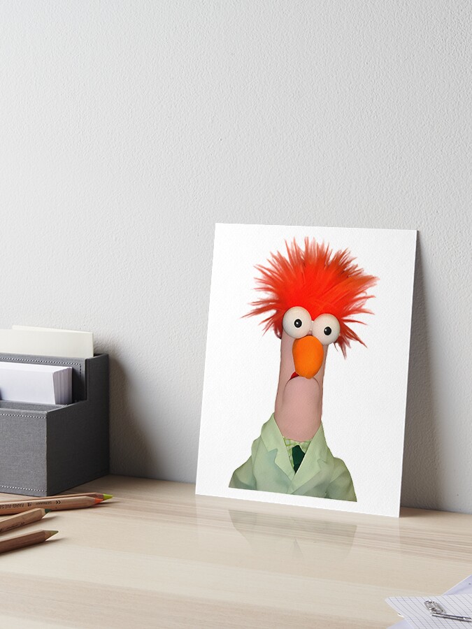 Meep Muppet Beaker | Art Board Print