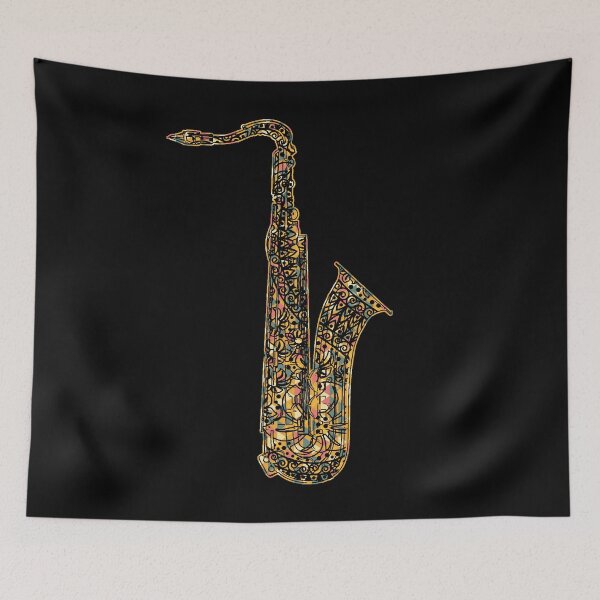 Item preview, Saxophone - Saxophone Geometric designed and sold by UnknownArtistt.