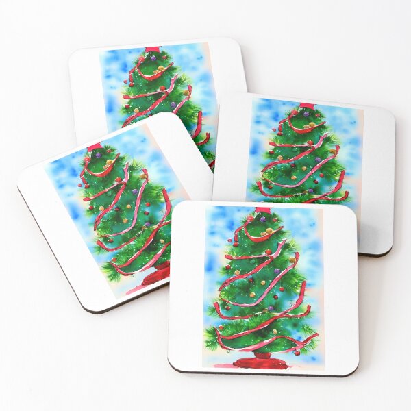 Item preview, Watercolor Christmas Design Artwork  designed and sold by StickerBird.