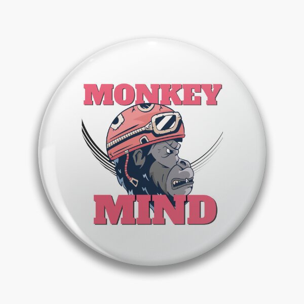 Item preview, Monkey Mind - Restless and Curious designed and sold by Quirky Dez.