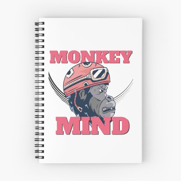 Item preview, Monkey Mind - Restless and Curious designed and sold by Quirky Dez.