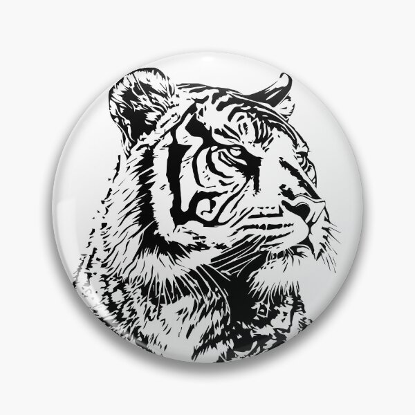 Item preview, tiger illustration designed and sold by DD215.