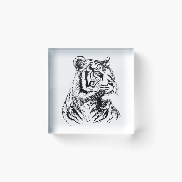 Item preview, tiger illustration designed and sold by DD215.