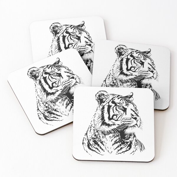 Item preview, tiger illustration designed and sold by DD215.