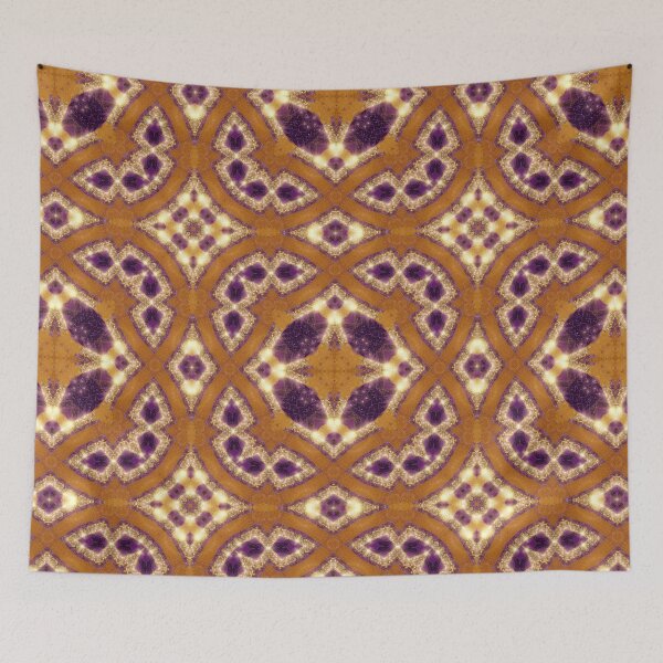 Item preview, Celtic Geometry Gold and Purple Fuchsia designed and sold by webgrrl.
