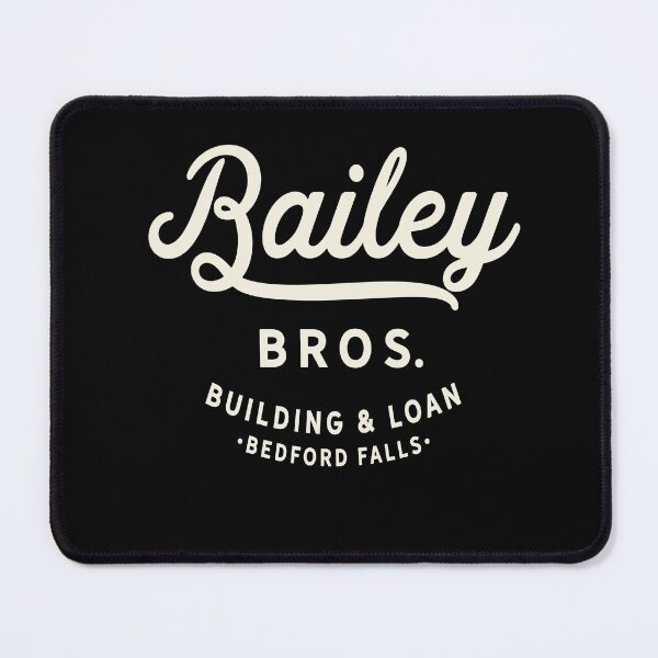 Item preview, Bailey Brothers building and loan association shield, George Bailey executive officer, Christmas Design designed and sold by SleeplessLady.
