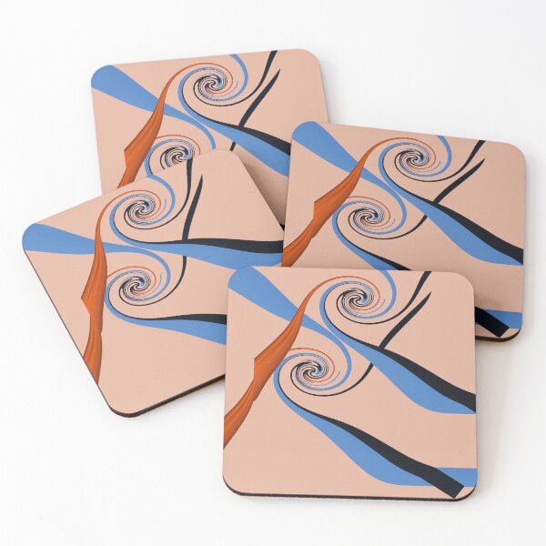 Item preview, Blue, Black and Orange designed and sold by Whisperingpeaks.