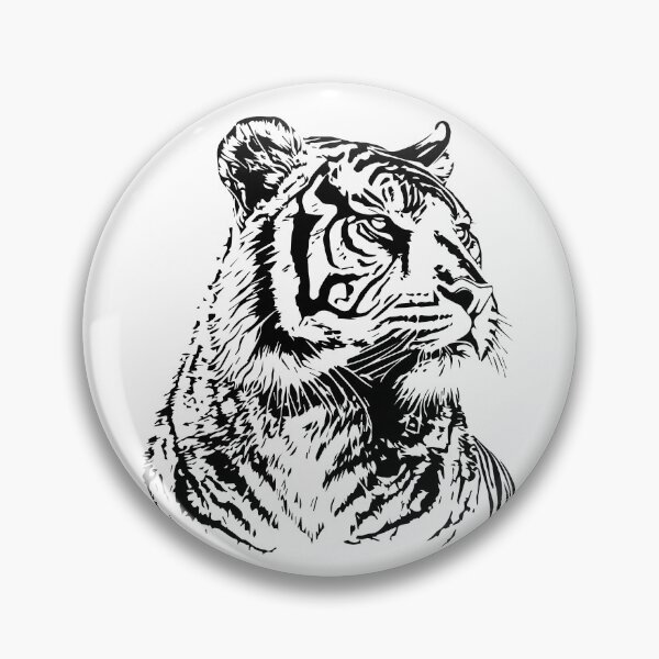 Item preview, tiger illustration designed and sold by DD215.