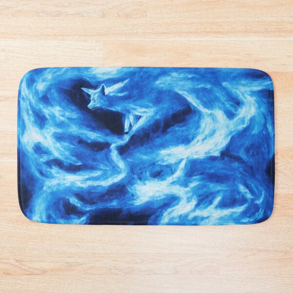 Item preview, Blue Wolves with Blue Flame Bodies Digital Art designed and sold by DesignerKin.