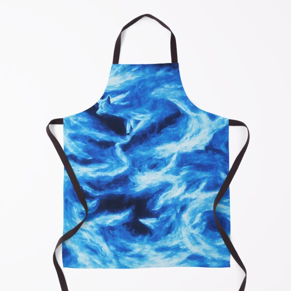 Item preview, Blue Wolves with Blue Flame Bodies Digital Art designed and sold by DesignerKin.